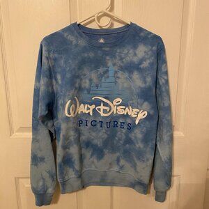 Blue Tie Dye Walt Disney Pictures Crewneck Unisex Size XS